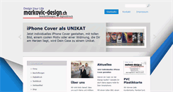Desktop Screenshot of markovic-design.ch